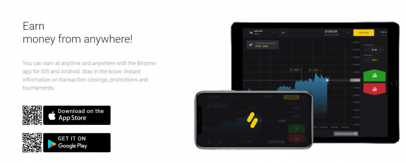 binomo mobile app