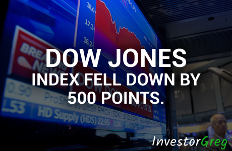 Dow Jones Index Fell Down by 500 Points. Why Do Investors Sell Shares?