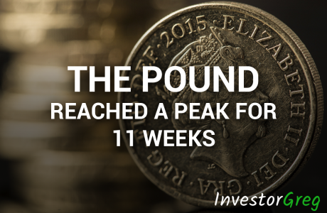 The British Pound Reached a Peak for 11 Weeks