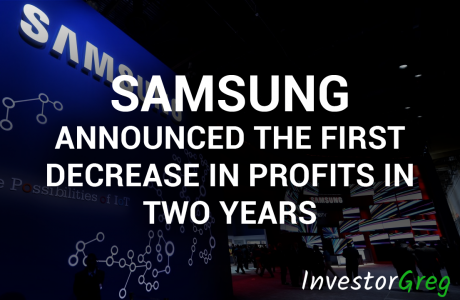 Samsung Announced the First Decrease in Profits in Two Years